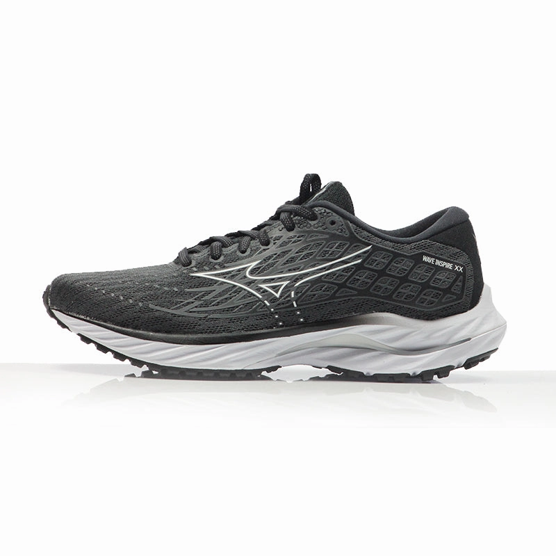 Mizuno Wave Inspire 20 Women's Running Shoe - Ebony/White/Black Running Shoes Sale Uk