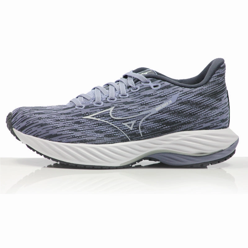 Mizuno Wave Rider 28 Women's Running Shoe - Purple Impression/White/India Running Shoe Cloud