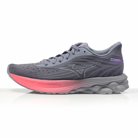 Mizuno Wave Skyrise 6 Women's Running Shoe - Blue Granite/Icelandic Blue/Striking Coral Best Running Shoes Rated