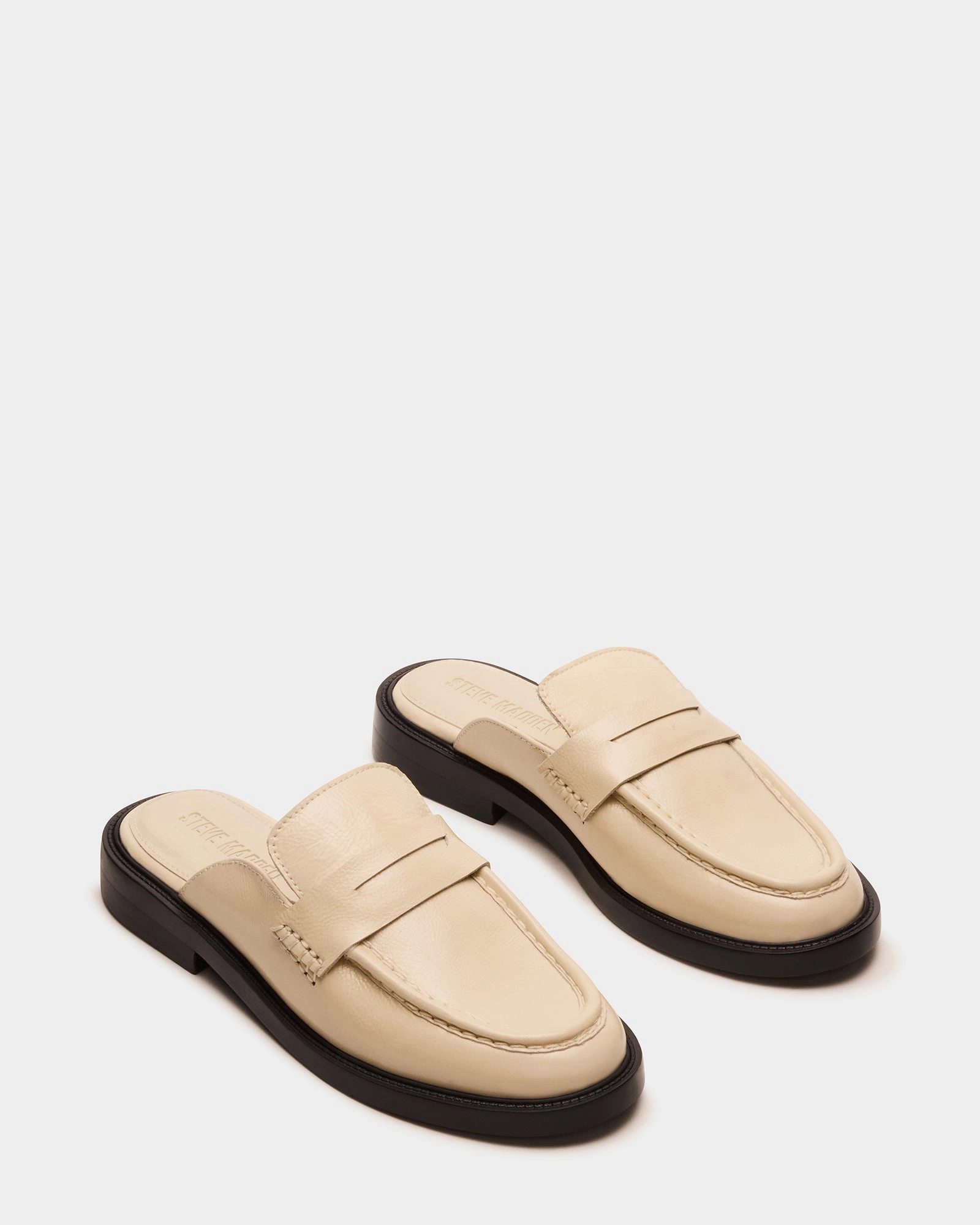 Celebrities In Loafers MULBERRY BONE LEATHER