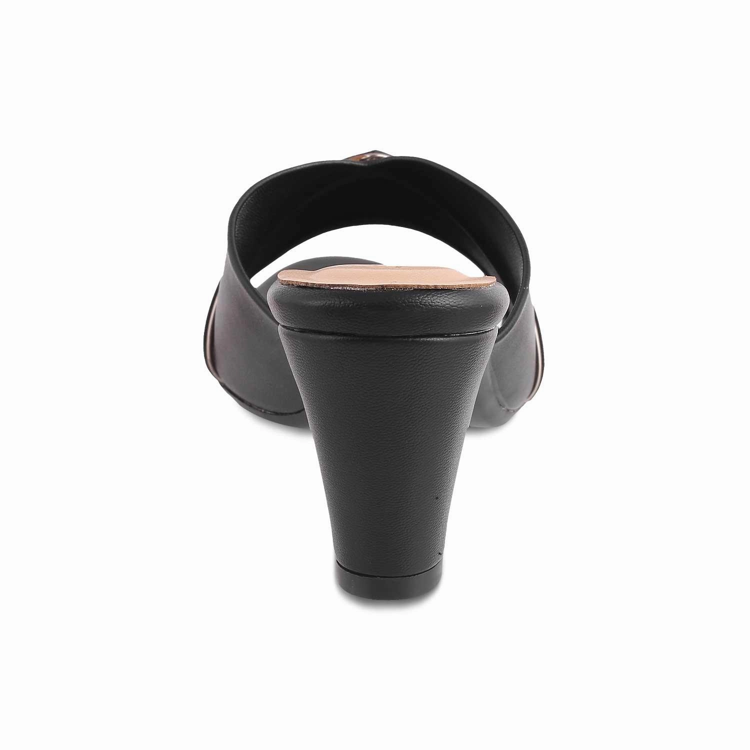 The Witty Black Women's Dress Block Heel Sandals Tresmode Sandals Summer