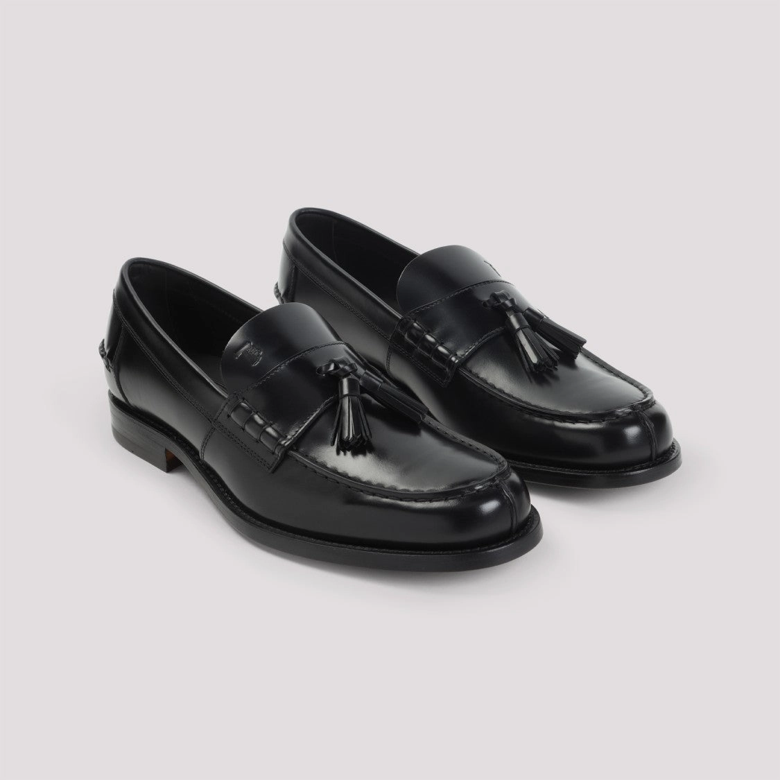 Nappa Leather Loafers With Decorative Tassel Design Sandals Loafers