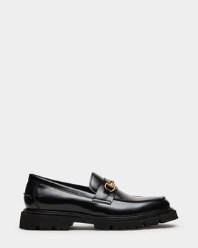 Suede Tassel Loafers NAXOS BLACK LEATHER