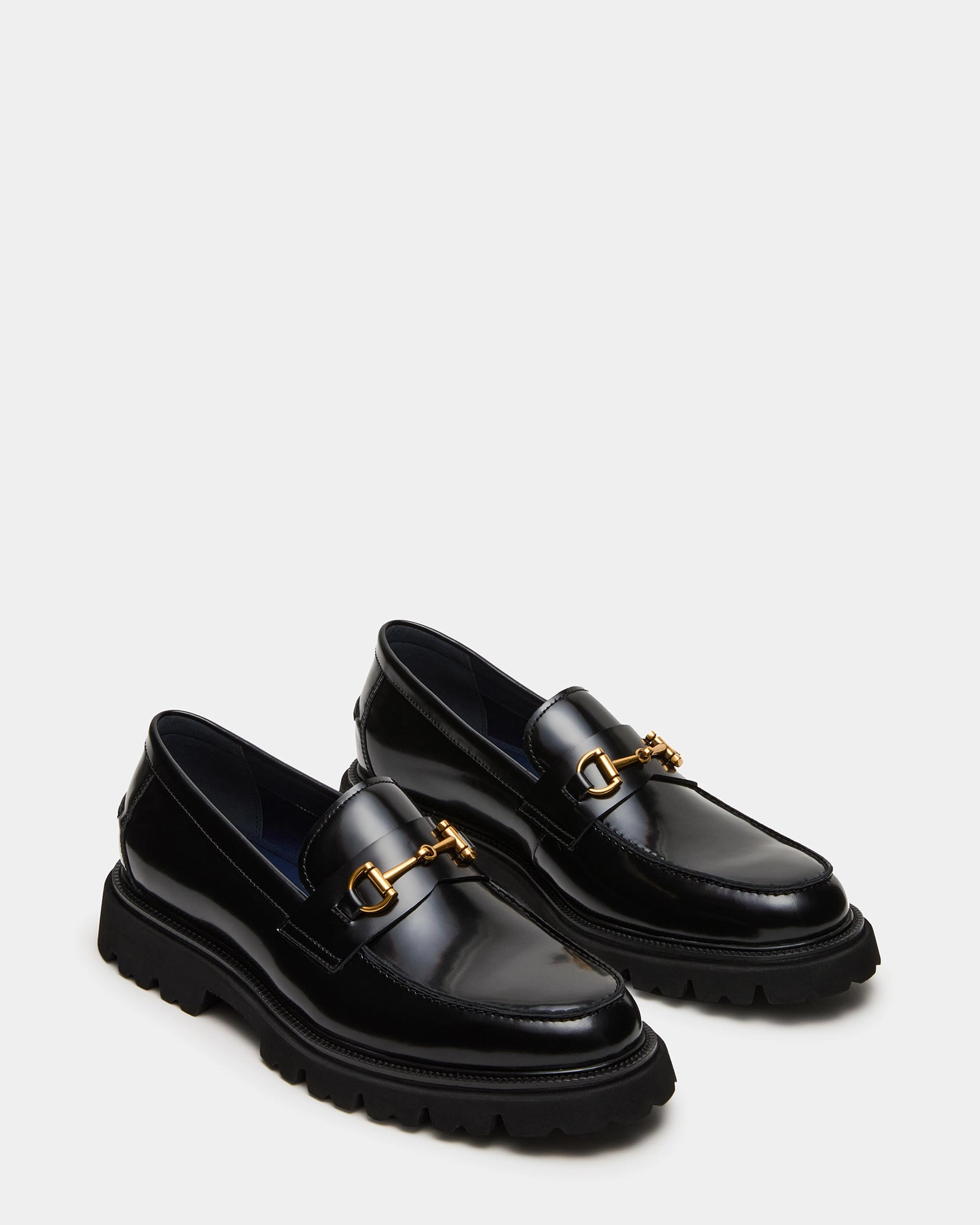 Paul Green Patent Leather Loafers NAXOS BLACK LEATHER