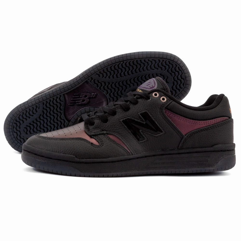 New Balance - Bronze 56k X NB Numeric 480 BFK (Black/Black) Best Basketball Shoes For Vertical