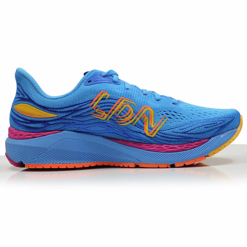 New Balance Fresh Foam X 860v12 London Edition Women's Running Shoe - Vibrant Sky/Vibrant Apricot Shoes For Trail Running