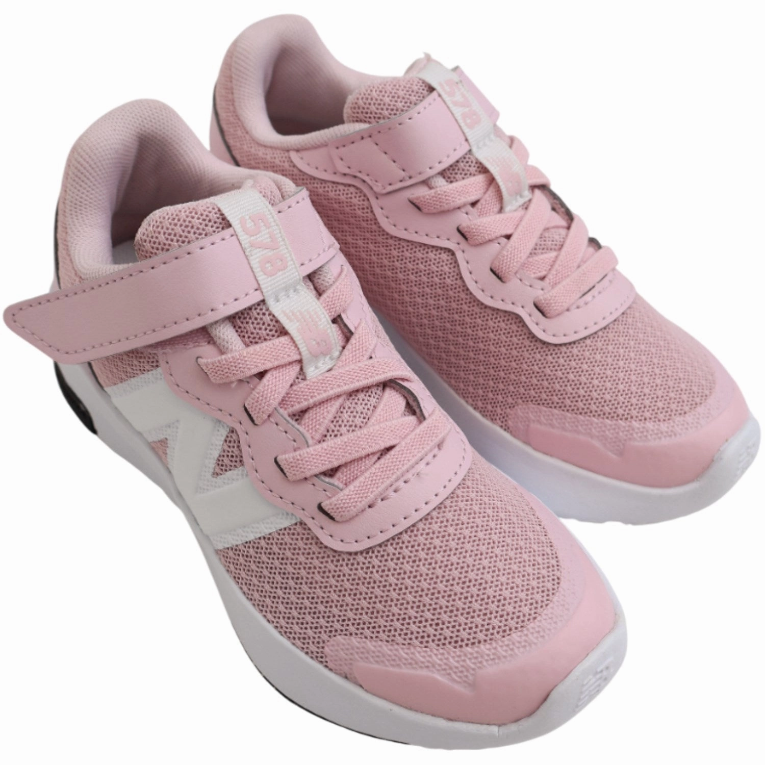 Toddler Sneakers Size New Balance Rose Sugar New Balance FreshFoam 578 Kids Bungee Lace With Top Strap