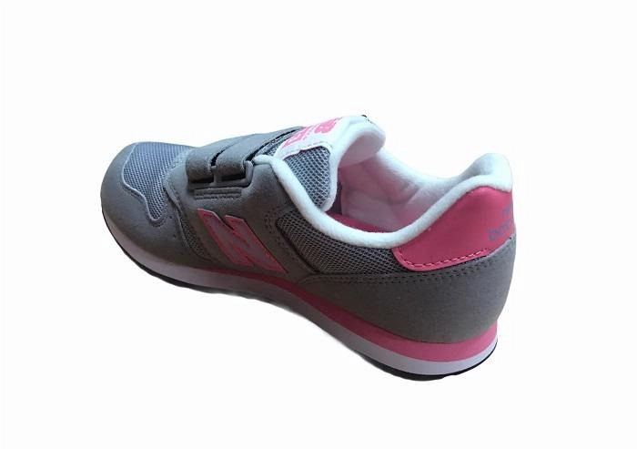 White Low Top Sneakers New Balance sneakers da ragazza KV373FLY grey pink