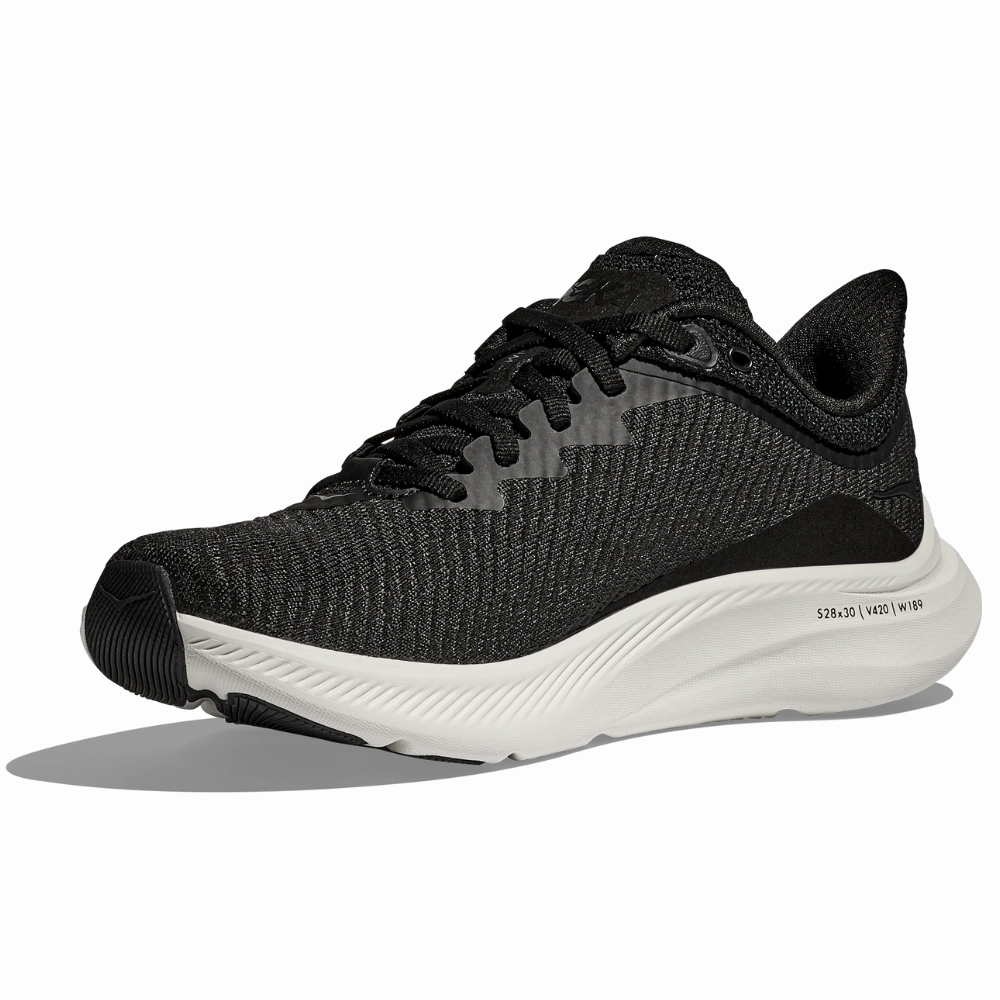 Pretty Shoes Hoka Solimar Black/White Running Sneaker (Women's)