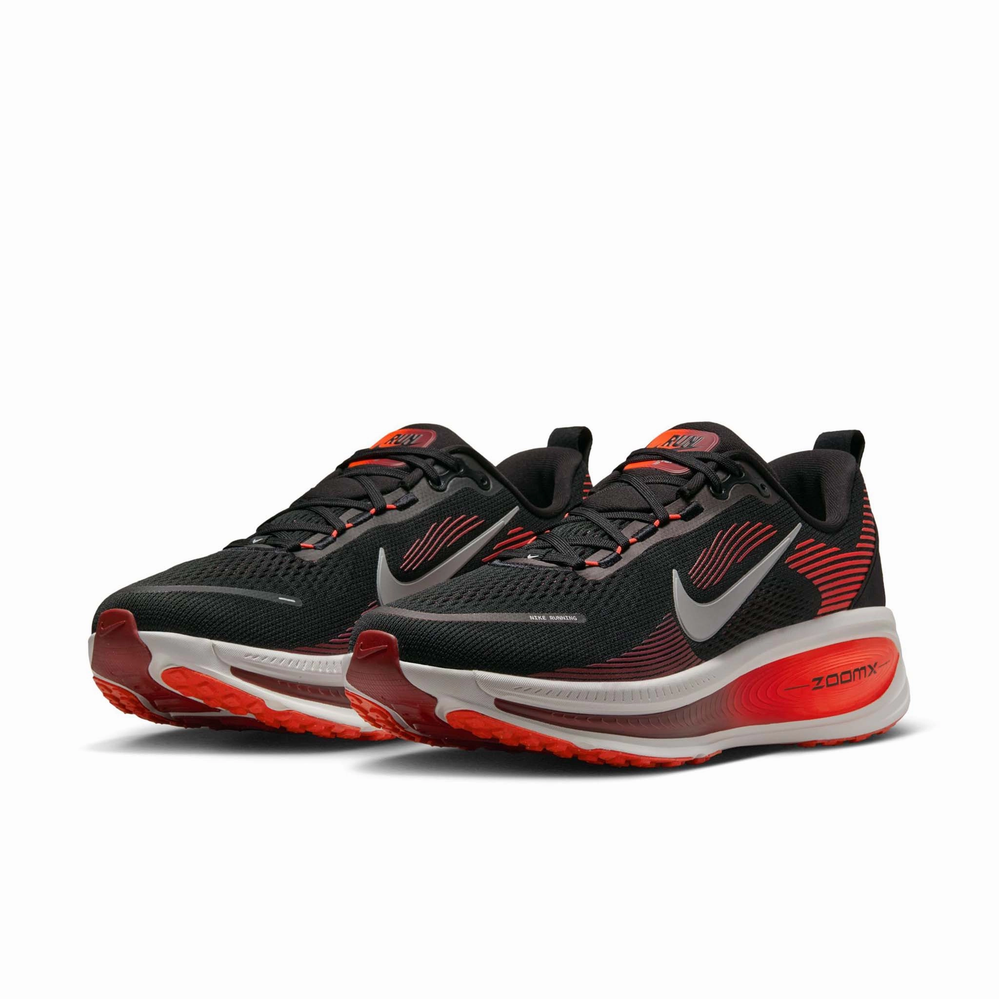 Mini Nike Shoes Nike | Men's Vomero 18 Road Running Shoes - Black/Summit White-Bright Crimson