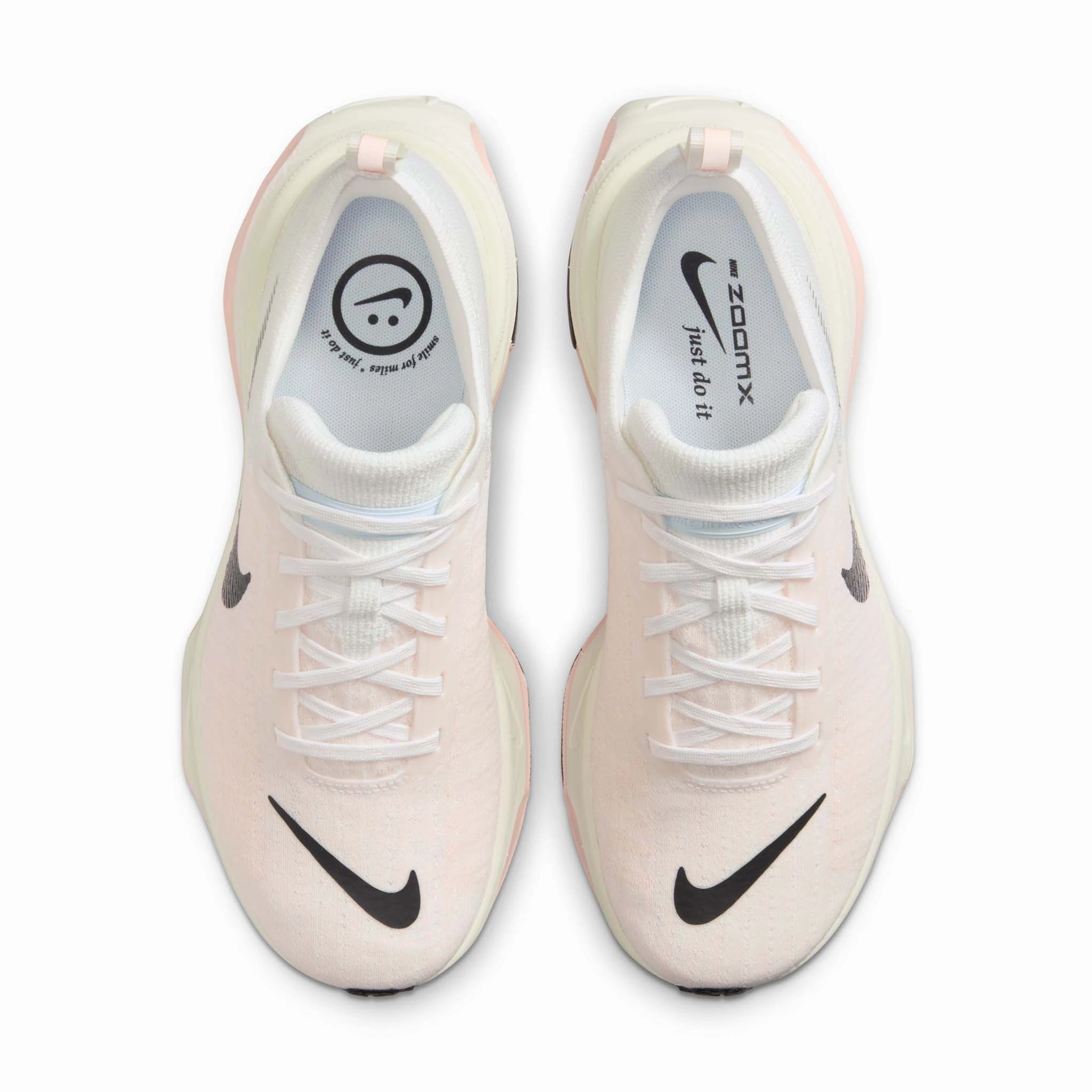 Nike | Women's Invincible 3 Road Running Shoes - White/Black-Atmosphere-Blue Tint Nike Running Shoes For Supination