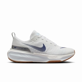 Nike Vapor Pro Tennis Shoes Nike | Women's Invincible 3 Road Running Shoes - White/Blue Void-Blue Tint-Sail