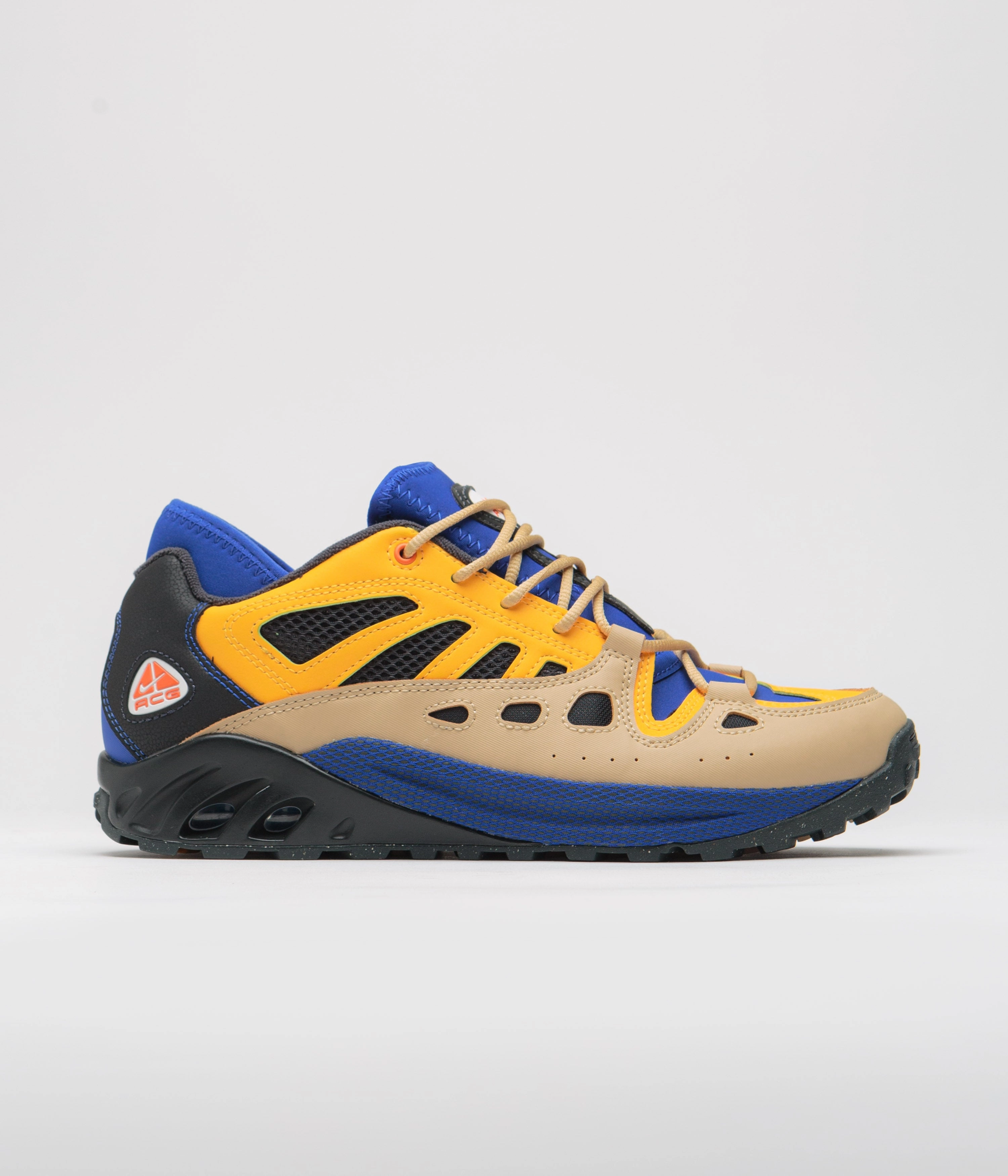 Nike ACG Air Exploraid Shoes - Hyper Royal / Safety Orange - Laser Orange Nike Tennis Court Shoe