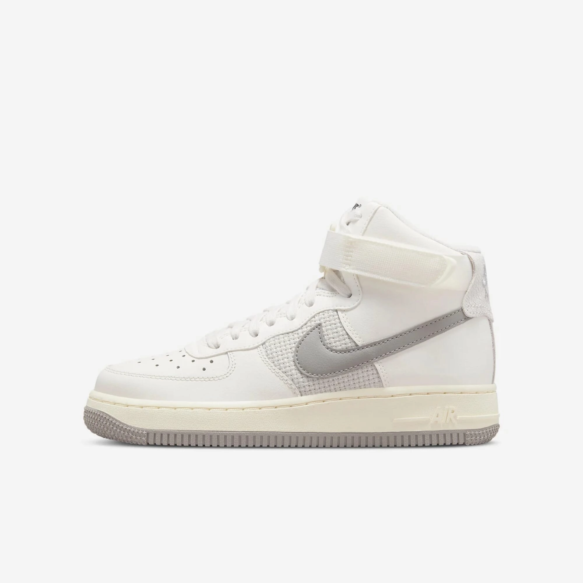 Nike Air Force 1 High LE Sail/Medium Grey-Light Bone  DV2236-100 Grade-School Nike Casual Athletic Shoes