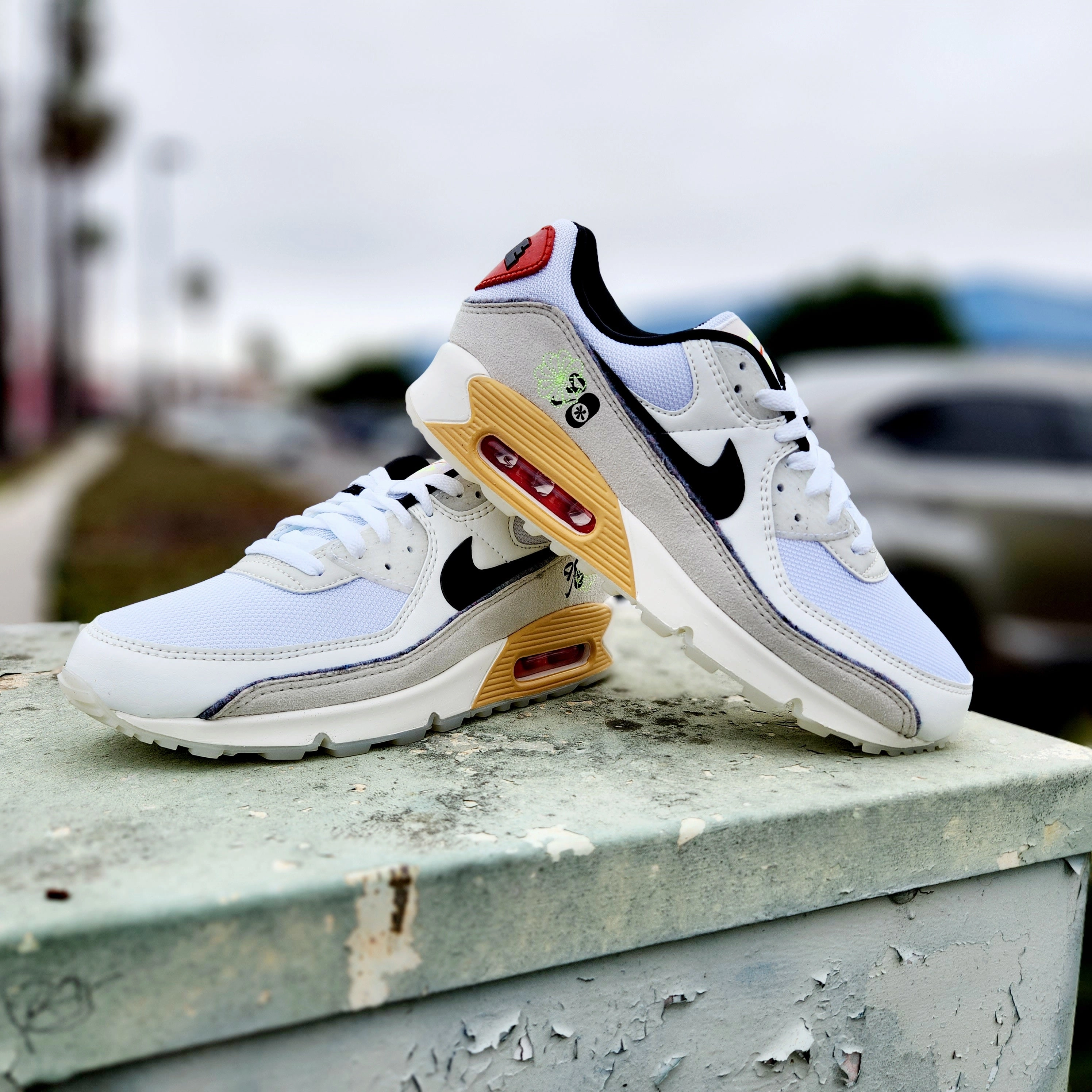 Nike Air Precision Vi Basketball Shoes Nike Air Max 90 SE Swoosh Fiber White