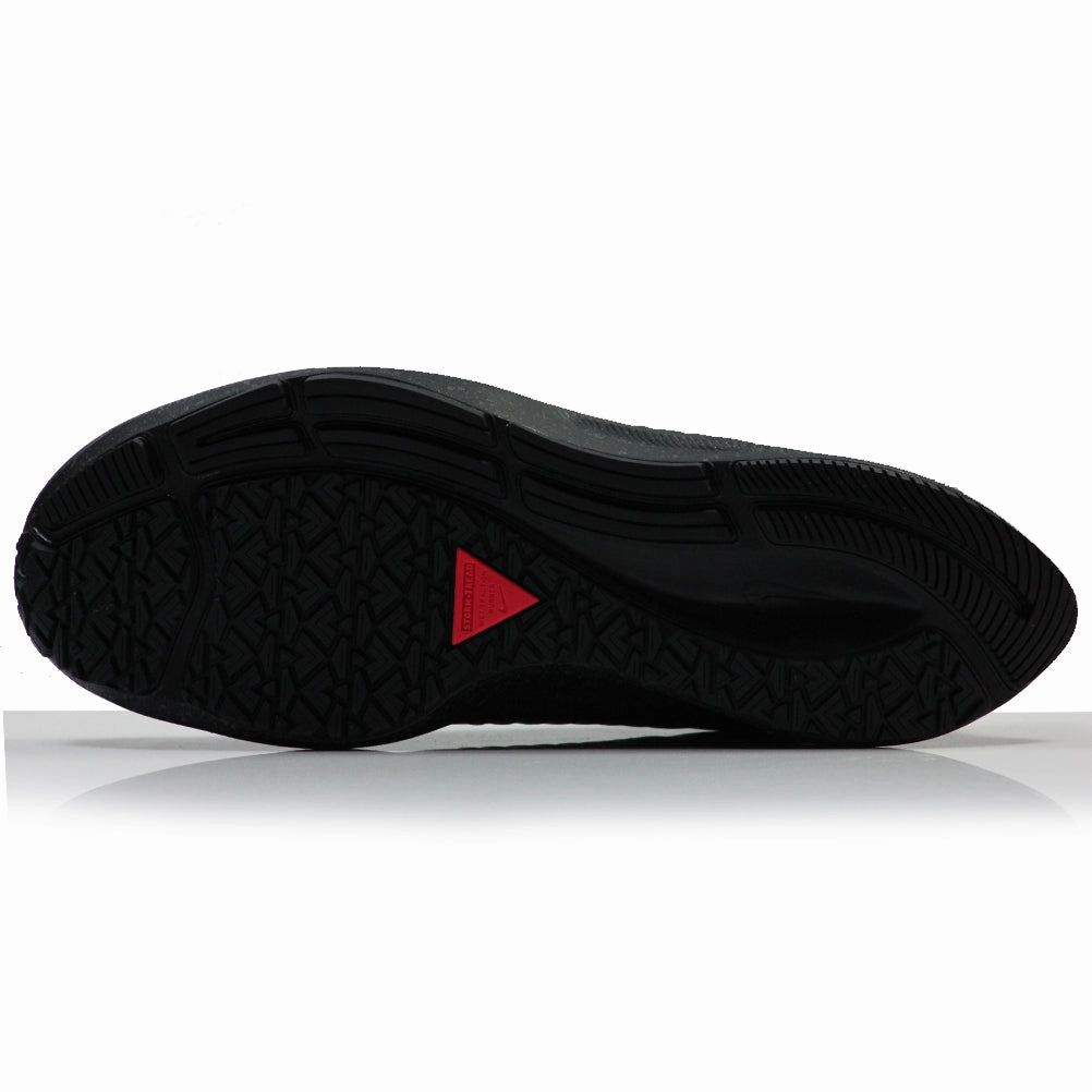 Speed Running Nike Air Zoom Pegasus 38 Shield Women's Running Shoe - Black/Metallic Dark-Grey