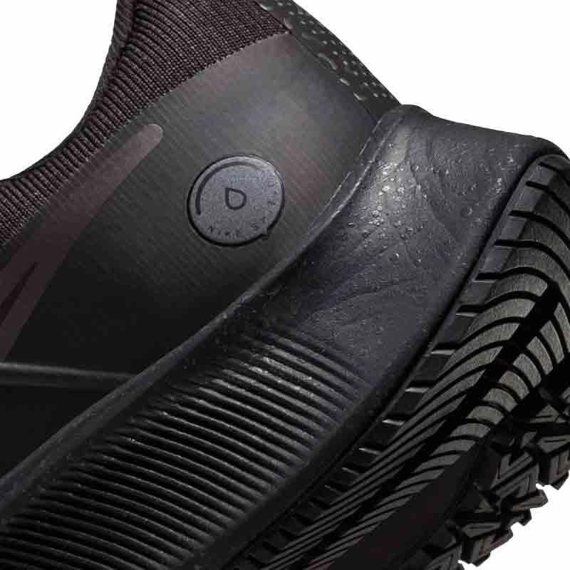 Nike Air Zoom Pegasus 38 Shield Women's Running Shoe - Black/Metallic Dark-Grey Mach 5 Running Shoes