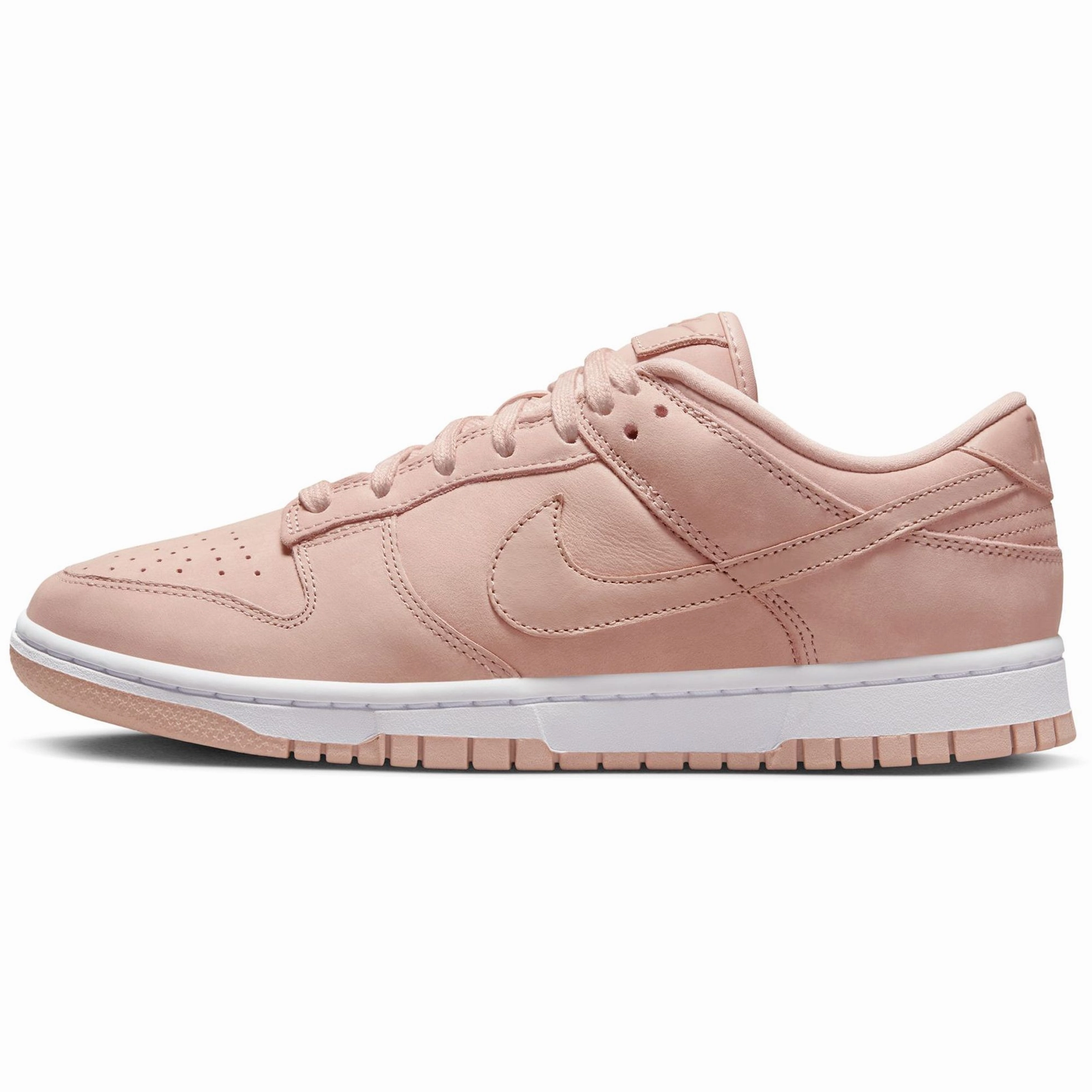 Nike Women's Dunk Low Premium Shoes - Pink Oxford Pink Nike Shoe