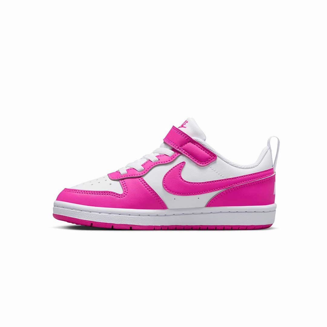 Nike - Kids' (Preschool) Court Borough Low Recraft Shoes (DV5457 123) Nike Soccer Shoes Ronaldo