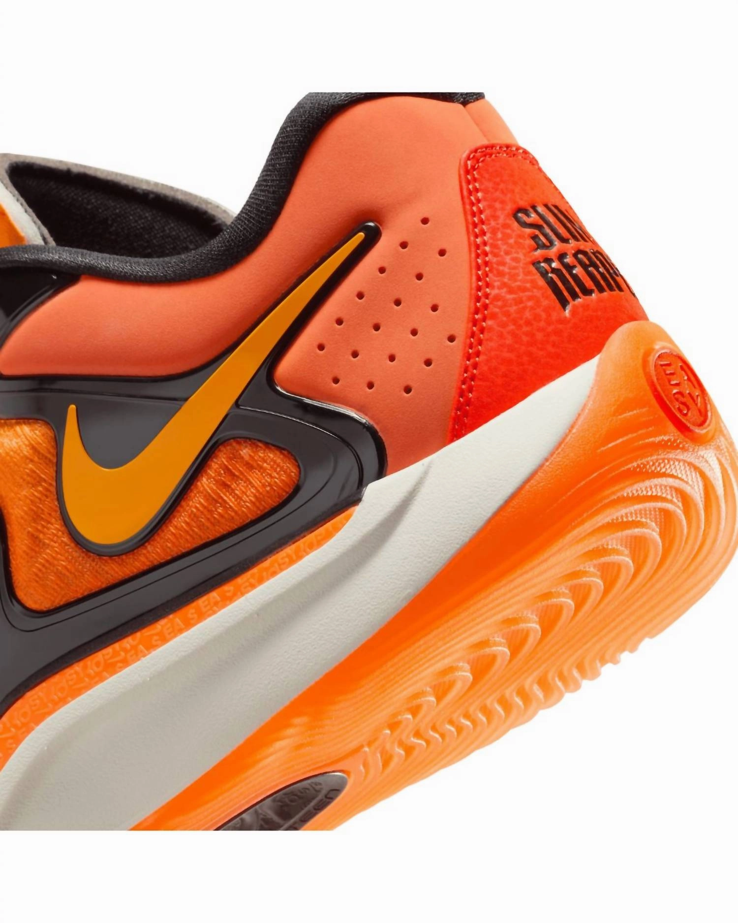 Men's Kd 17 Slim Reaper In Orange/black/white Nike Tennis Shoes Academy