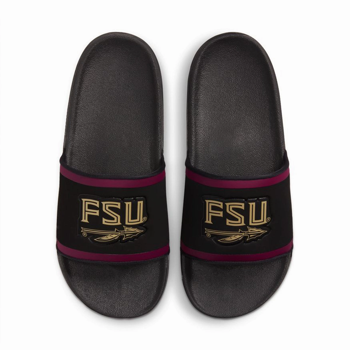 Nike By You Shoes Nike FSU Spear OffCourt Slide - Black