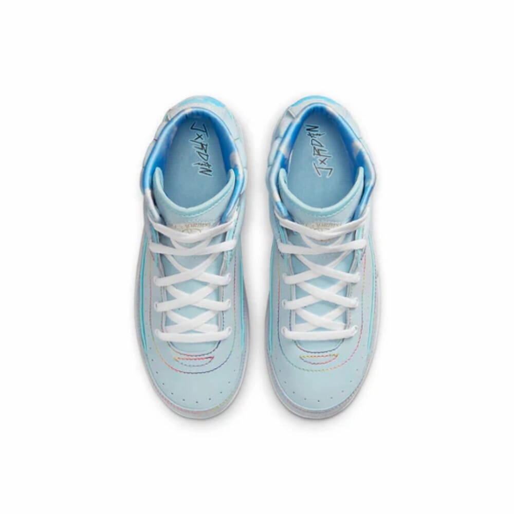 Nike Jordan 2 Retro Celestine Blue/White-Multi  DQ7693-419 Pre-School Dennis Rodman Nike Shoes