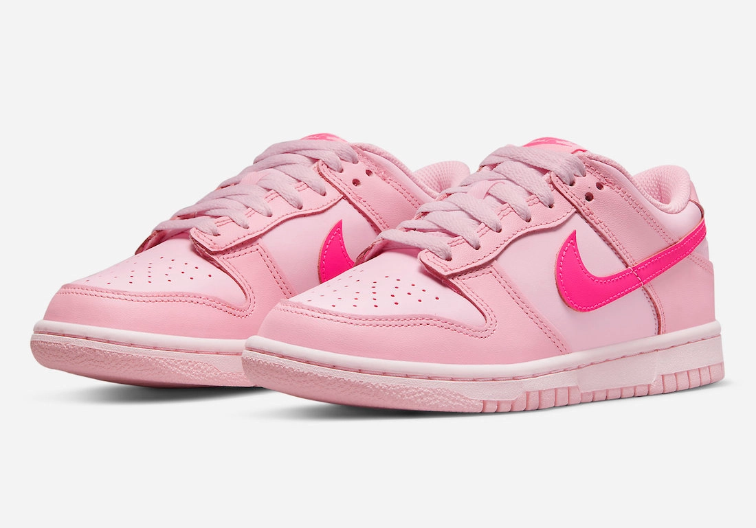 Osu Shoes Nike Nike Kid's Dunk Low GS Shoes - Triple Pink