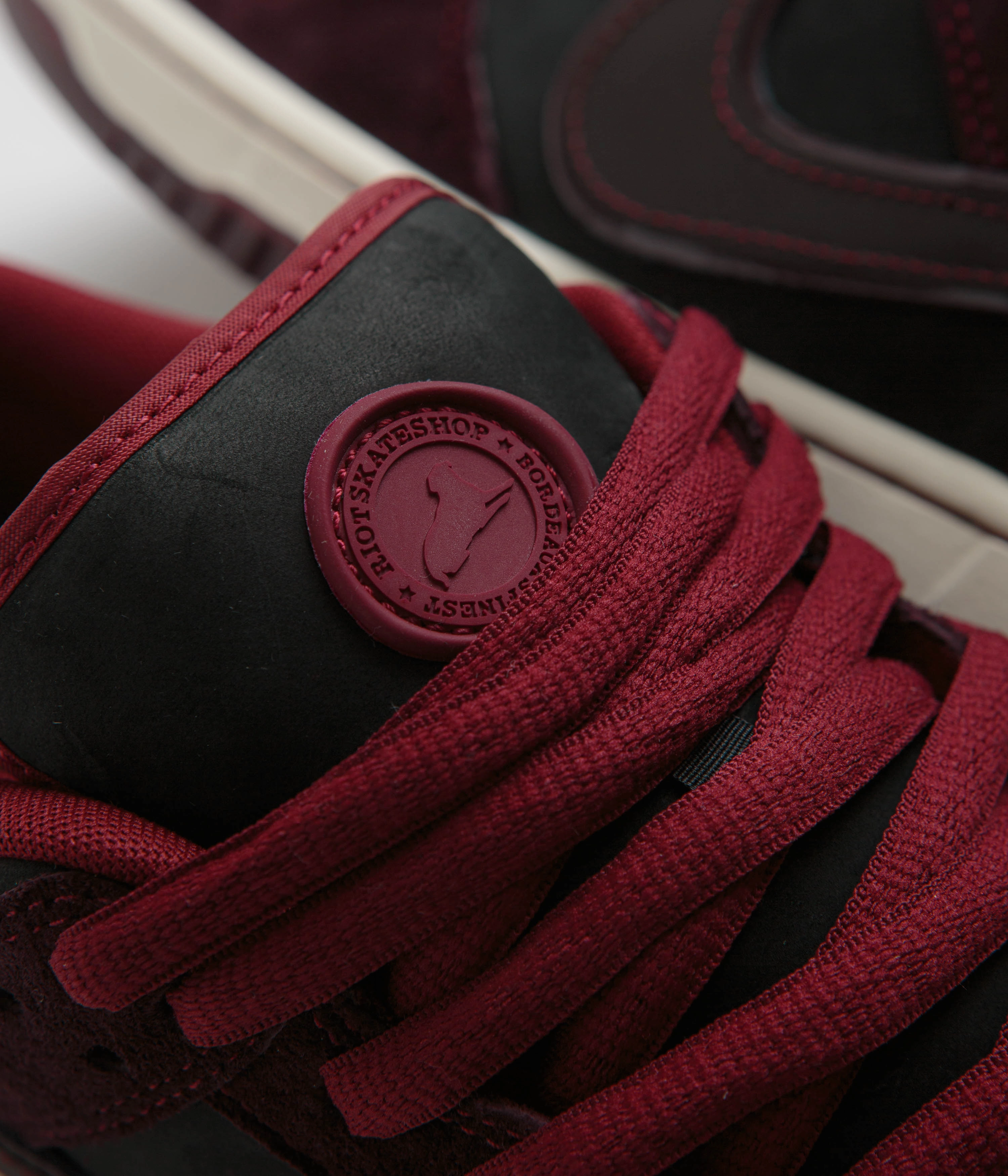 Nike SB x RIOT Skateshop Dunk Low Pro Shoes - Mahogany / Dark Beetroot - Team Red - Sail Nike Golf Shoes Sale