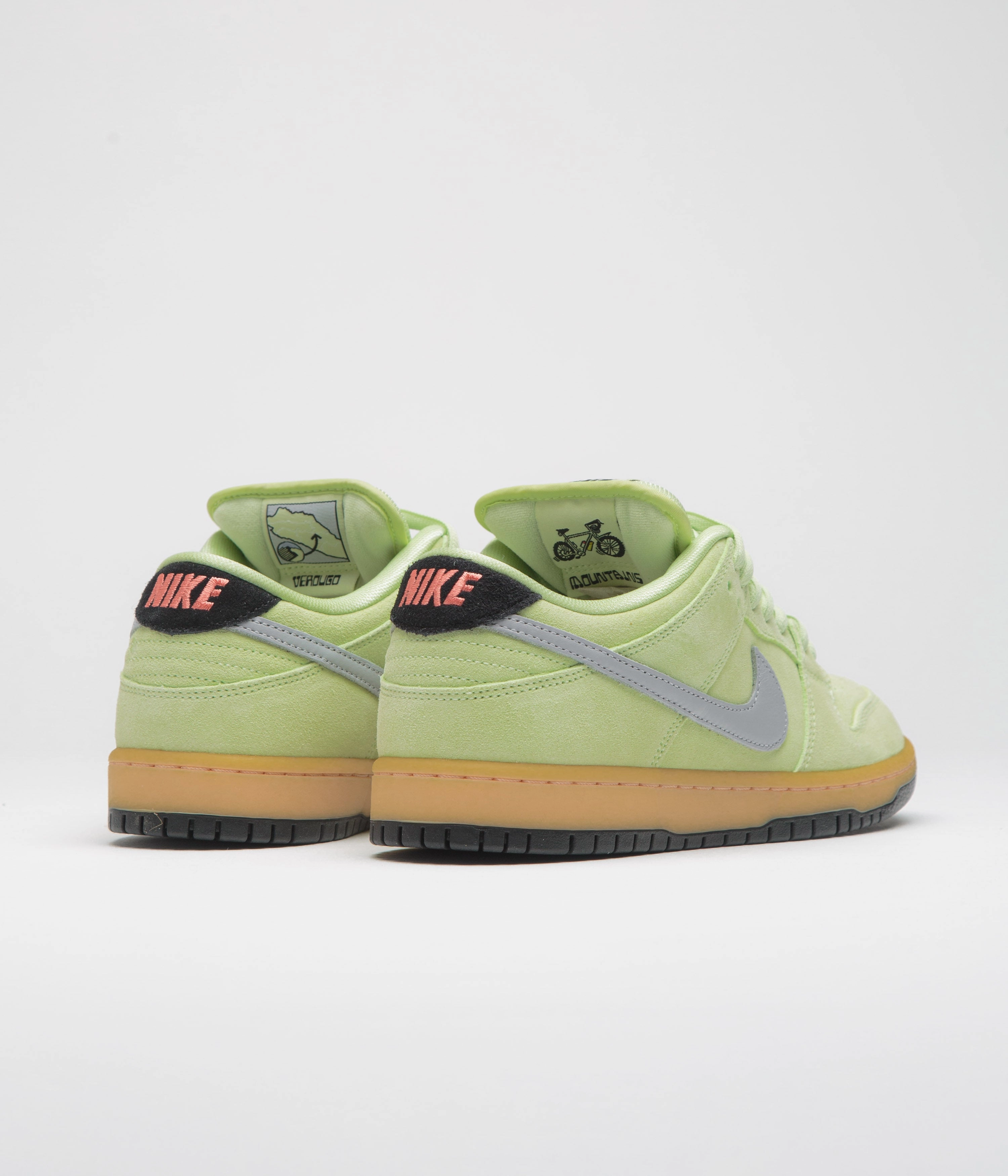 Nike SB Dunk Low Pro Premium 'Verdugo Mountain' Shoes - Pistachio Frost / Wolf Grey - Black Nike Tawas Wrestling Shoes