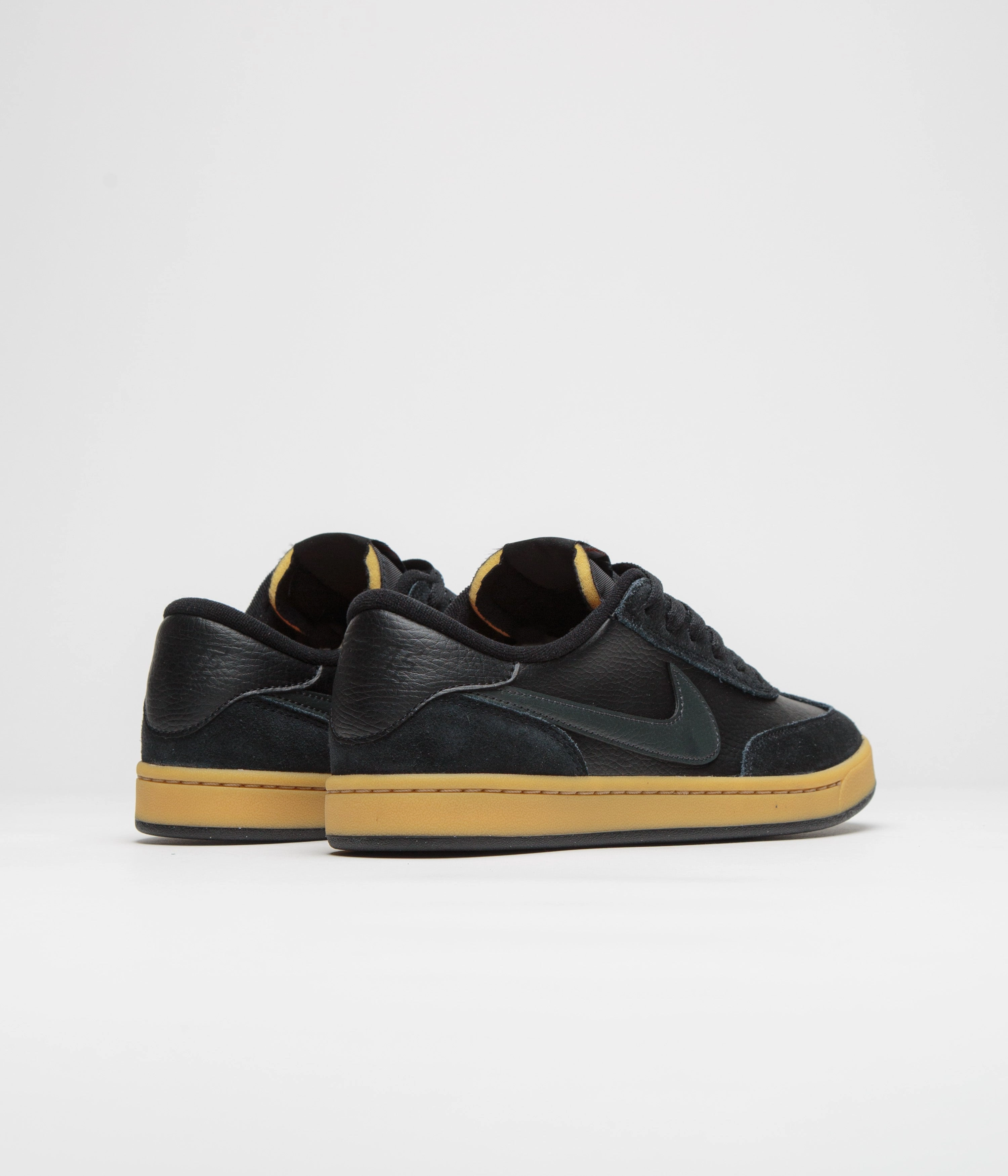 Nike SB FC Classic Shoes - Black / Anthracite - Black - Vivid Orange Steve Nash Nike Basketball Shoes