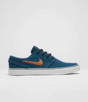 Nike SB Janoski OG  Shoes - Blue Force / Campfire Orange - Blue Force Nike Shoes Dunk
