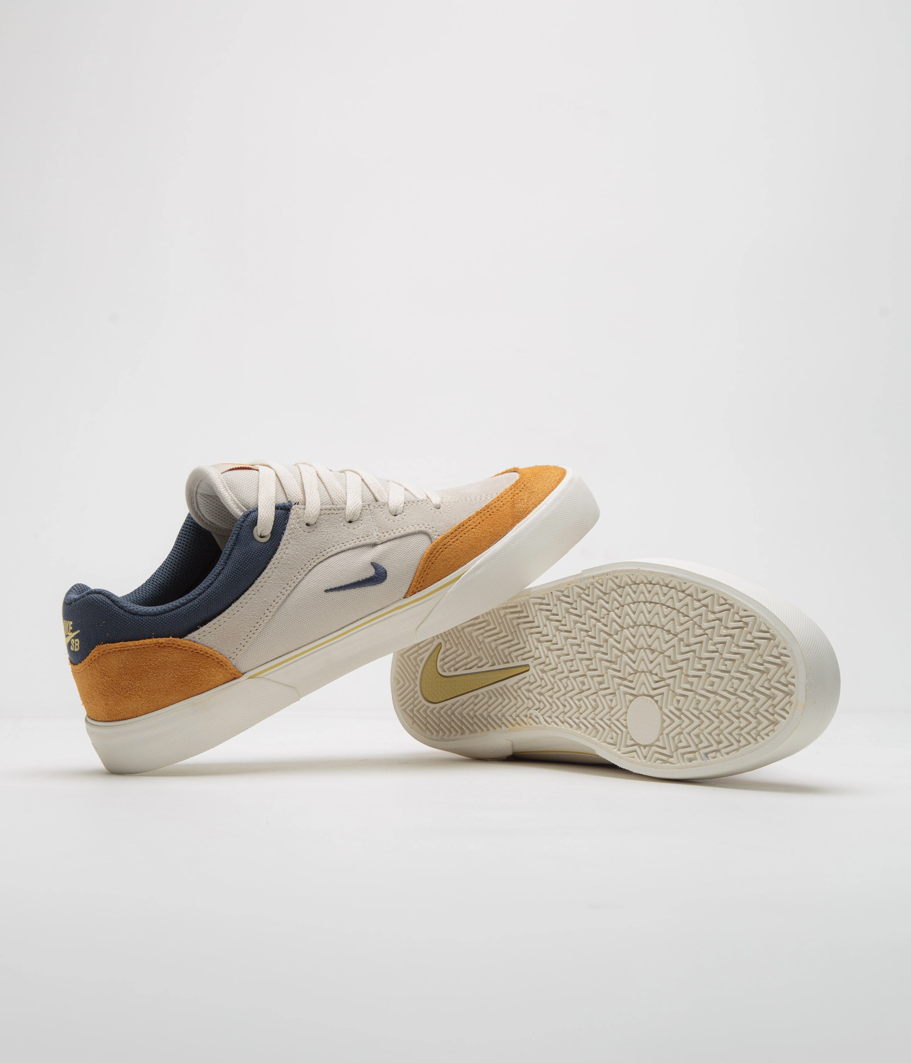 Discount Nike Tennis Shoes Nike SB Malor Shoes - Light Orewood Brown / Thunder Blue - Monarch - Sail