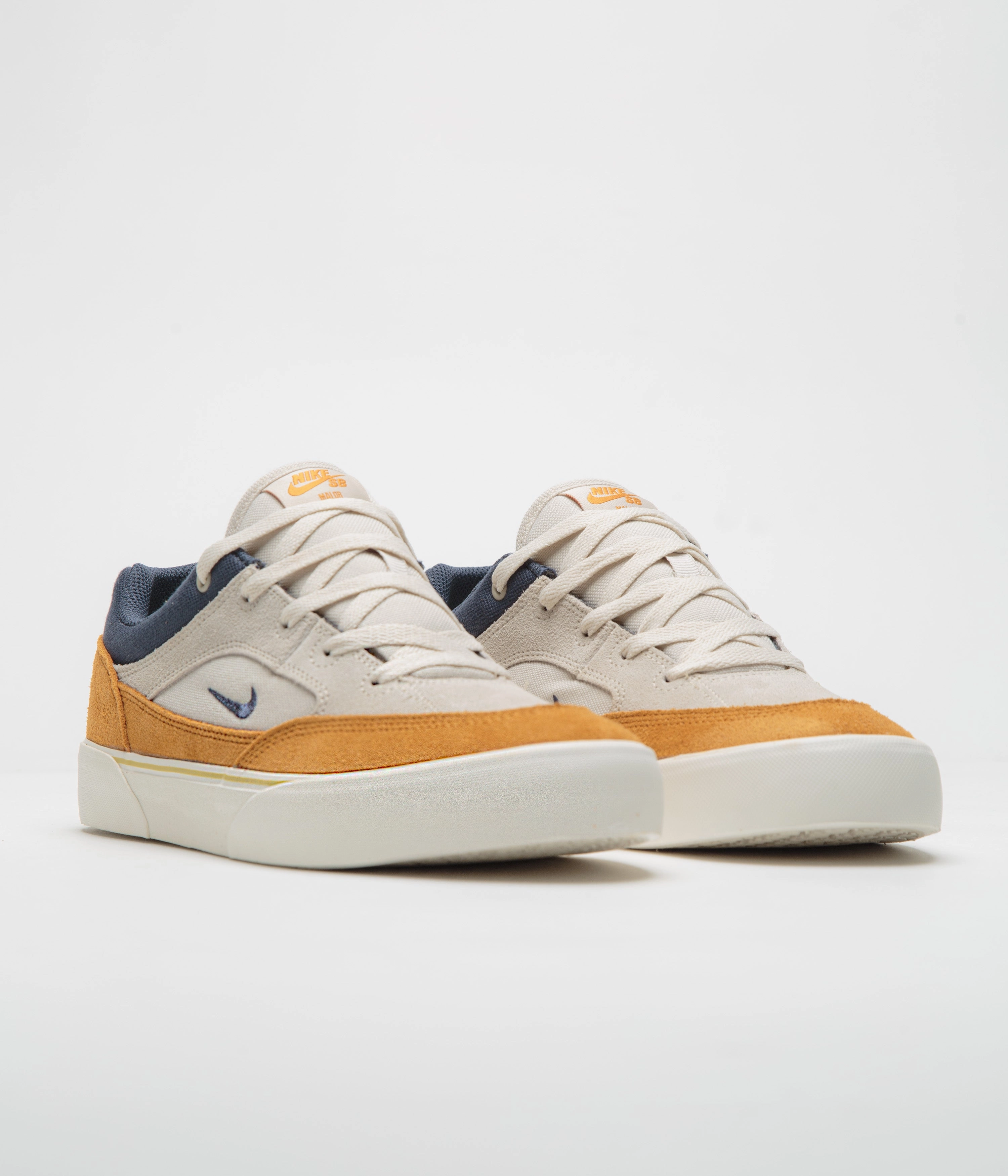 Nike SB Malor Shoes - Light Orewood Brown / Thunder Blue - Monarch - Sail Nike Air Monarch Iv Training Shoes
