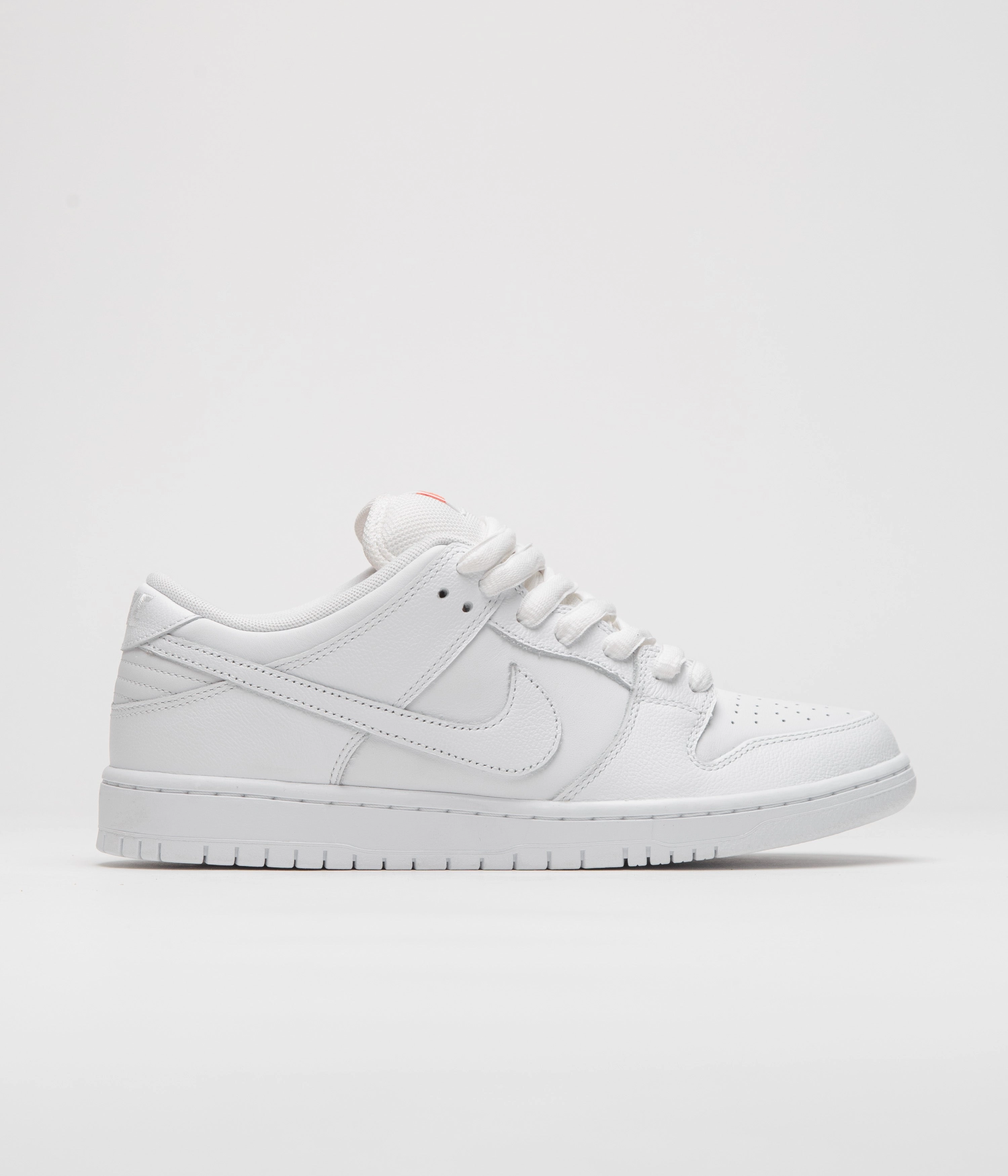 Football Shoes Nike Nike SB Orange Label Dunk Low Pro Shoes - White / White - White - White