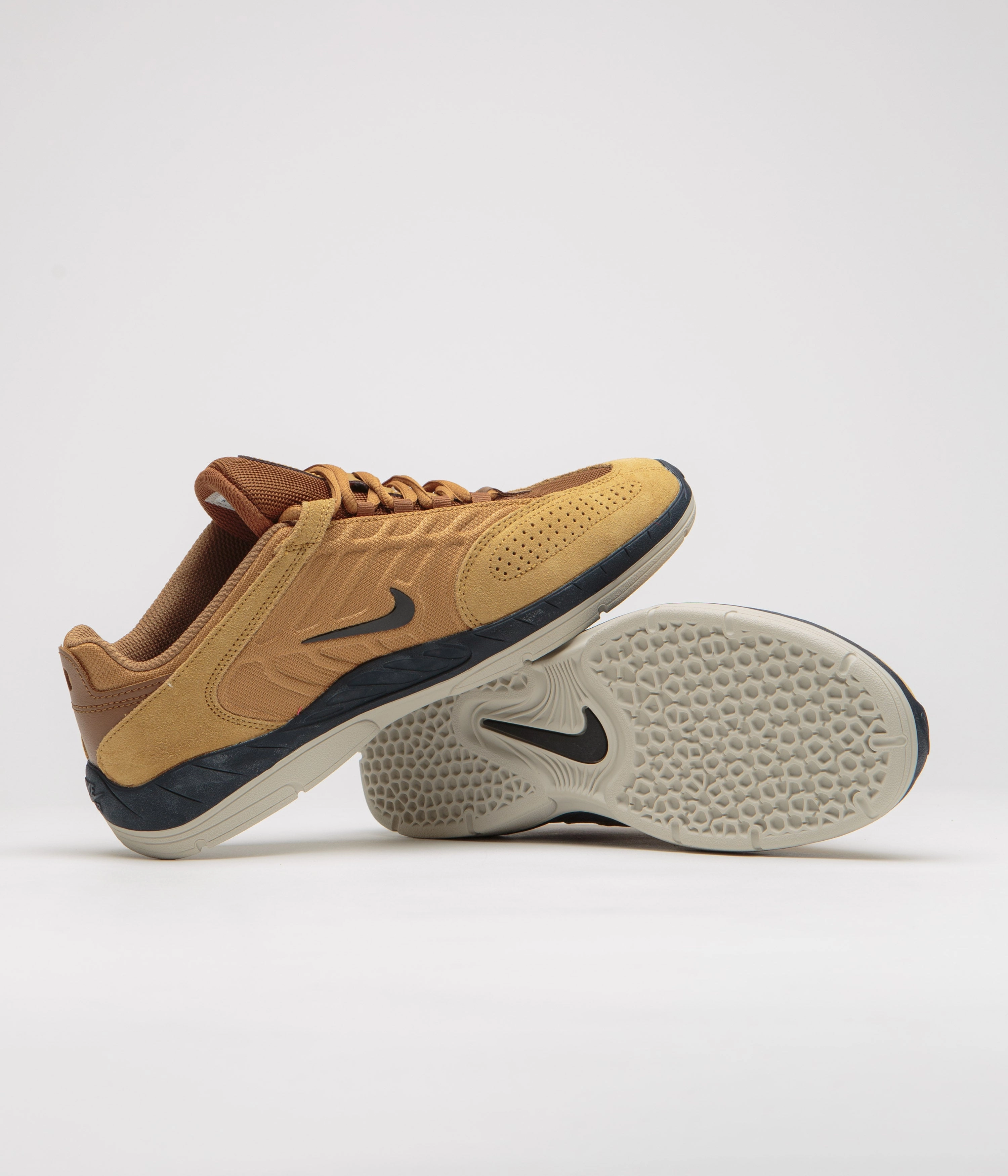 Nike SB Vertebrae Shoes - Wheat / Black - Light British Tan - Obsidian Best Deals On Nike Shoes