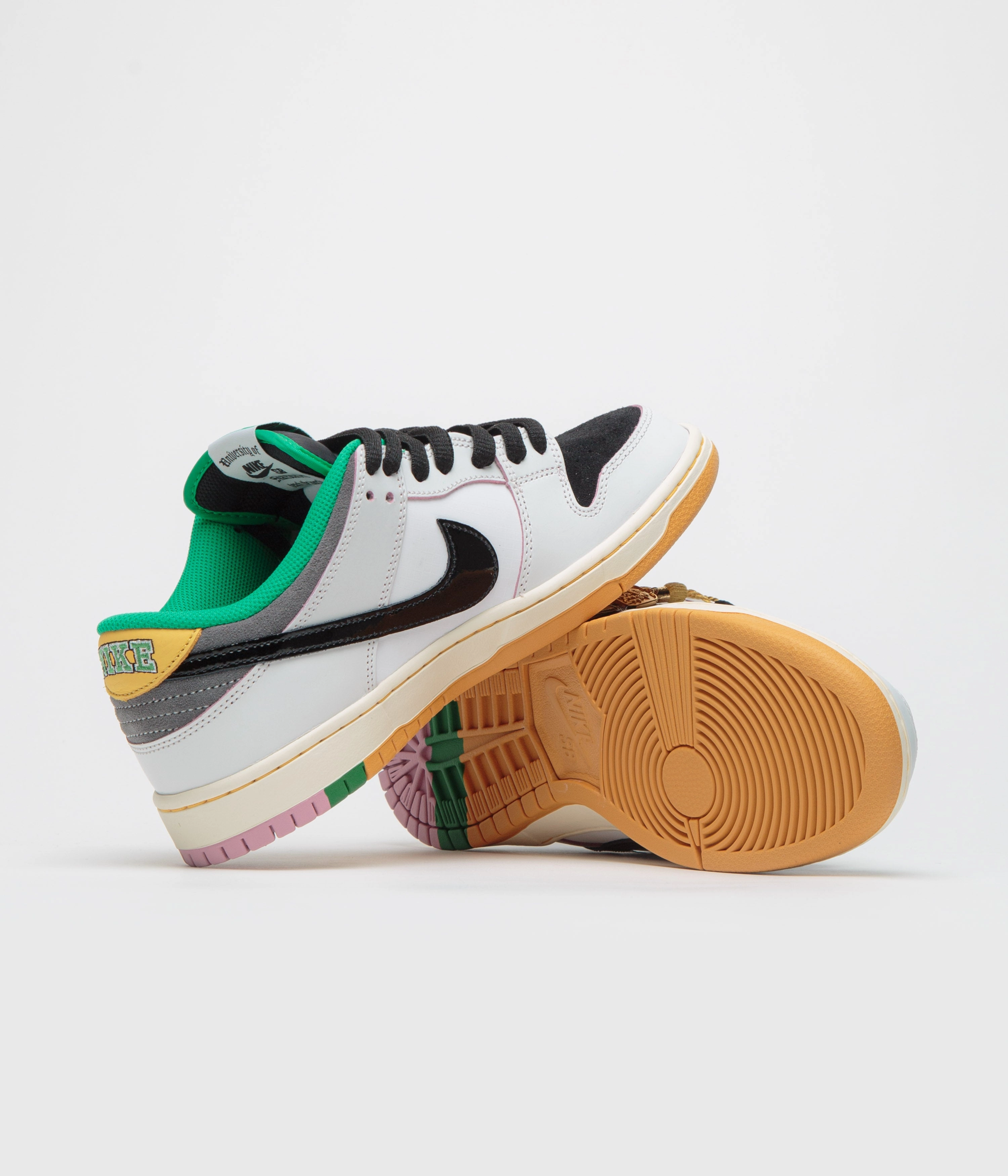 Nike SB x CSEF Dunk Low Pro Shoes - Summit White / Black - White - Iron Grey Nike Af1 Shoes