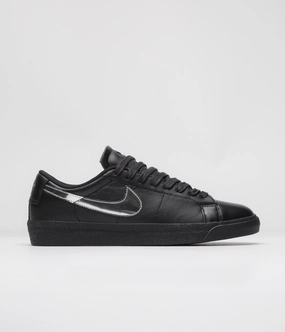 Nike SB x Dancer Skateboards Blazer Low Shoes - Black / Metallic Silver / Black Nike Air Max Solo Shoes