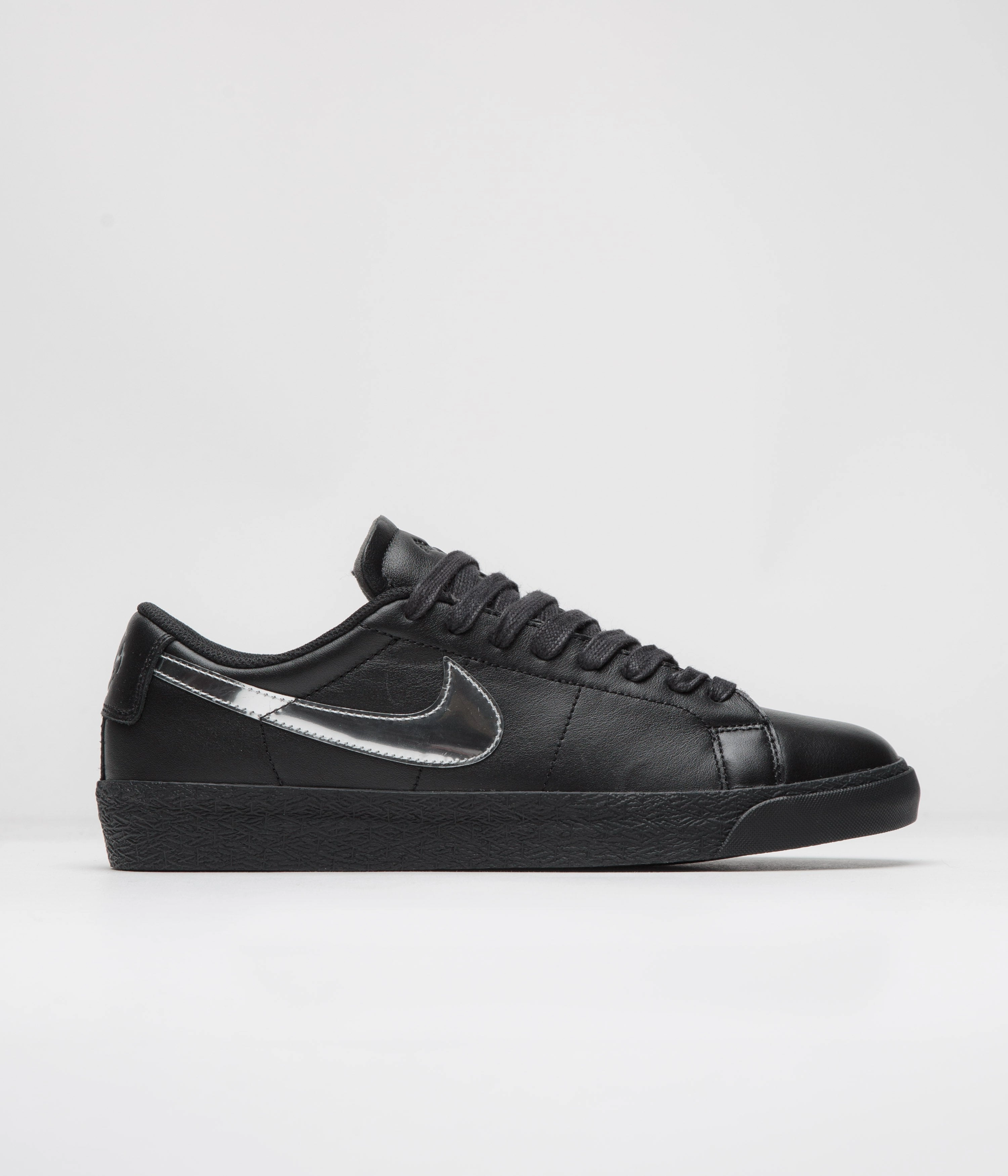 Nike SB x Dancer Skateboards Blazer Low Shoes - Black / Metallic Silver / Black Nike Comfort Shoes