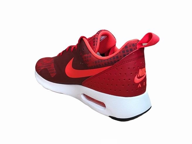 Nike scarpa sneakers da uomo Air Max Tavas Print 742781 600 rosso Comfortiva Sneakers
