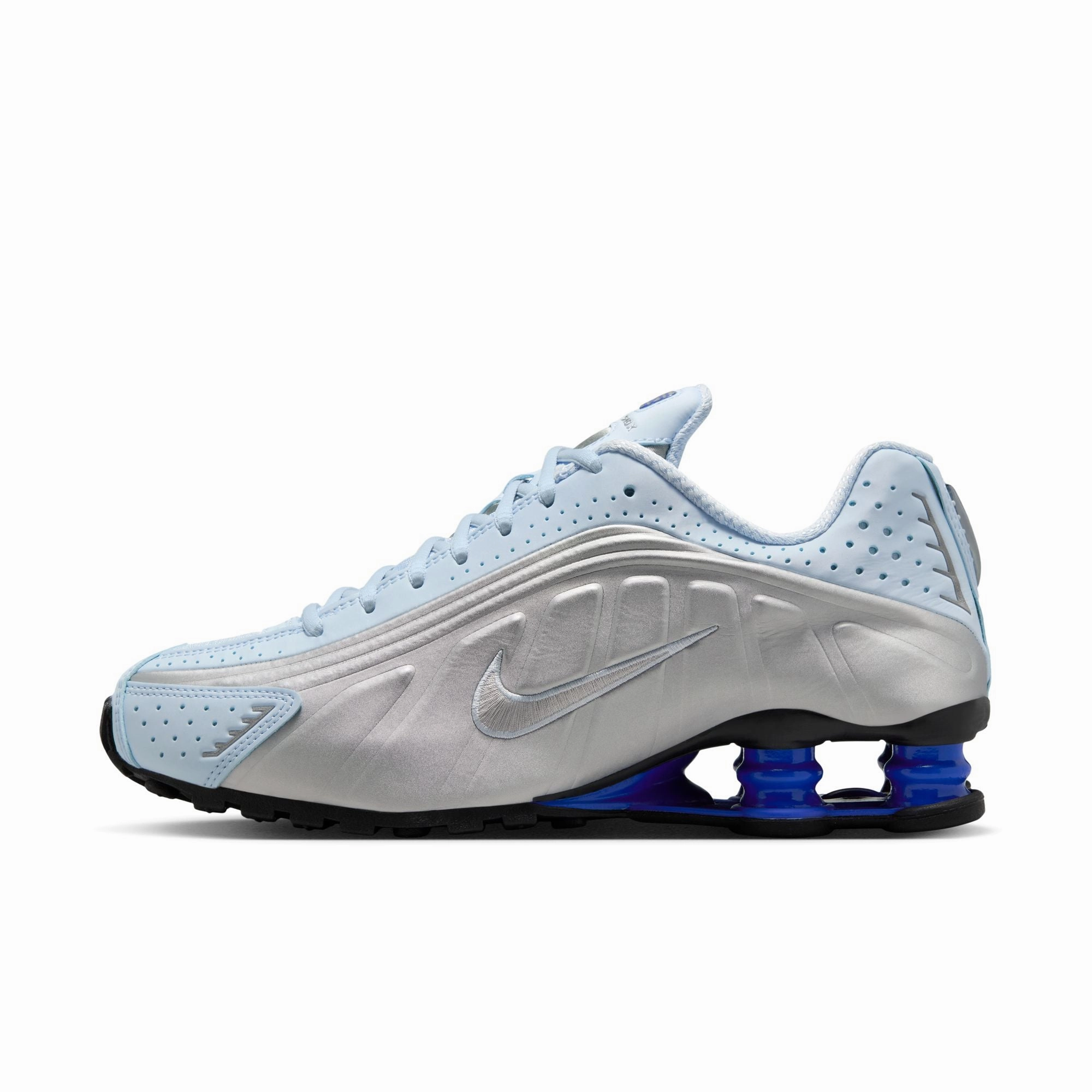 Nike Shox R4 Women's Shoes Color: Blue Tint/metallic Silver-racer Blue AR3565-402 Amazon Nike Shoes
