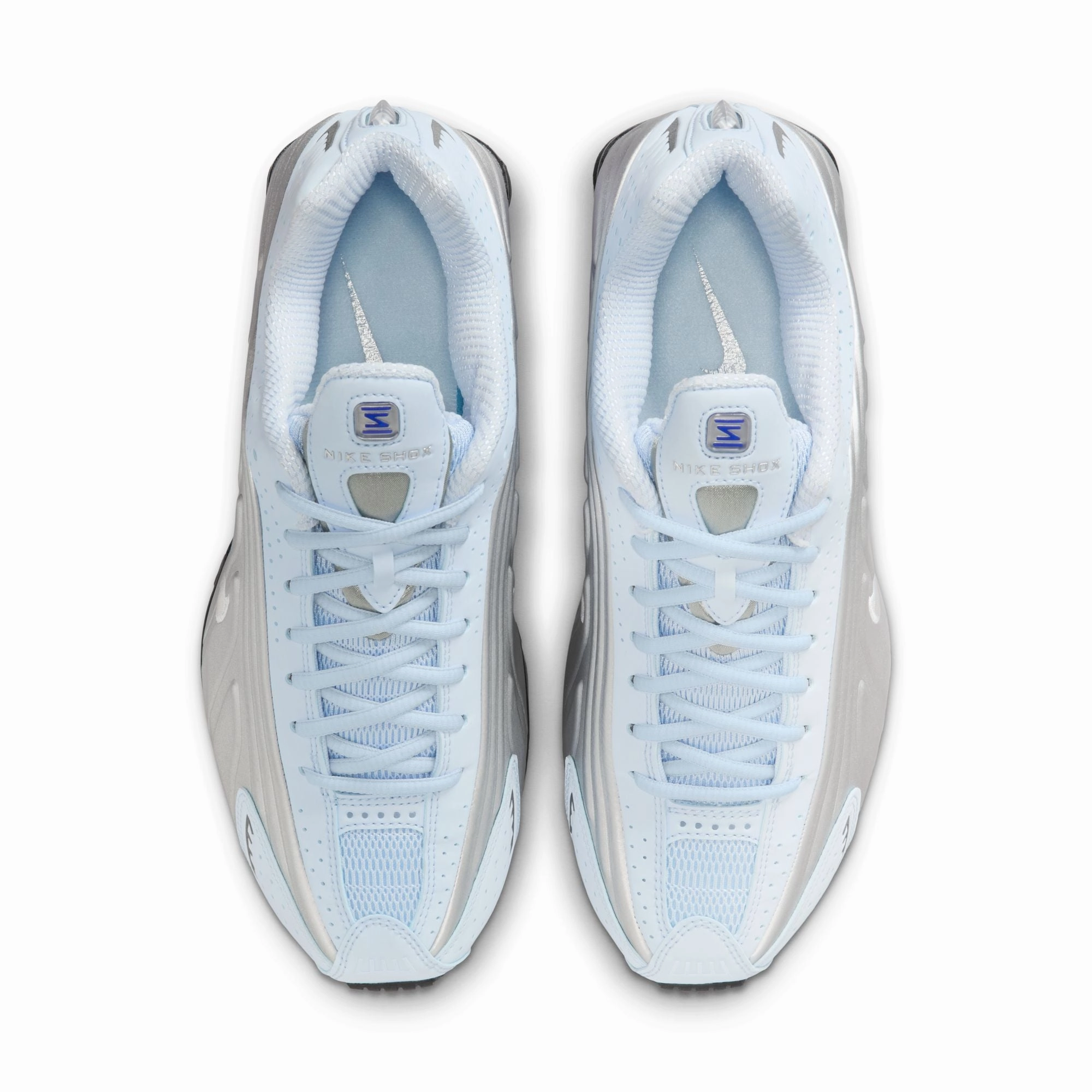 Nike Shox R4 Women's Shoes Color: Blue Tint/metallic Silver-racer Blue AR3565-402 Garnett Nike Shoes
