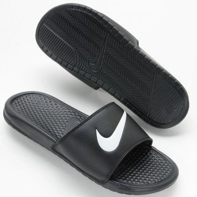 Nike Slippers - Black Wolf Paw Slippers