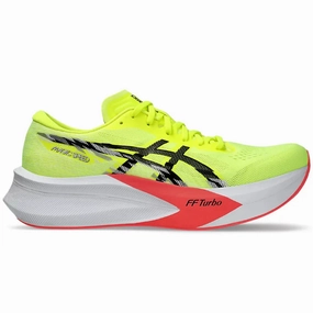 Men's Asics Magic Speed 4, Safety Yellow/Black, 11.5 D Medium Asics Gel-game 9 Tennis Shoes Reviews
