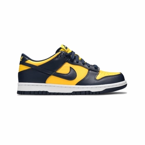 Nike Id Basketball Shoes Dunk Low 'Michigan' GS