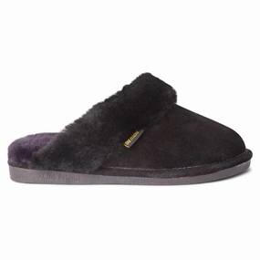 Slippers With Grippers Old Friend Scuff Black Slipper (Women's)