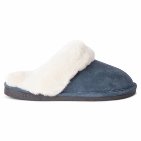 Slippers Hill Old Friend Scuff Navy Blue Slipper (Women's)
