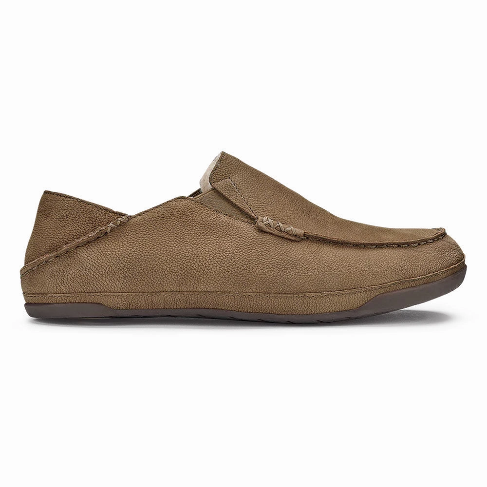Fuzzy Lined Slippers OluKai Kpuka Hulu Indoor/Outdoor Slipper Toffee (Men's)