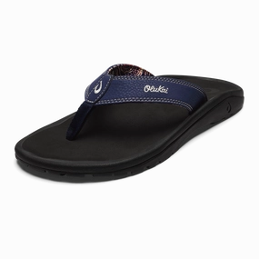 Olukai Ohana Sandal-Navy/Onyx Slide Sandals Sale