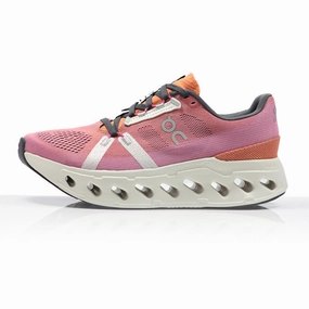 On Cloudeclipse Women's Running Shoe - Tangerine/Ivory Pronation Running Shoes