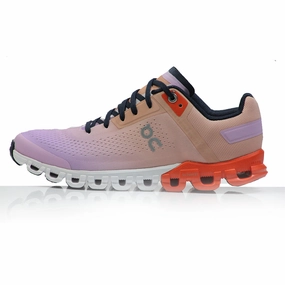 On Cloudflow Women's Running Shoe - Rose/Fiji Flat Running Shoes